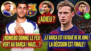 Miniature : 🚨BOMBE AU BARÇA : DE JONG N'EST PLUS VOULU | ROMERO DONNE SON FEU VERT !
