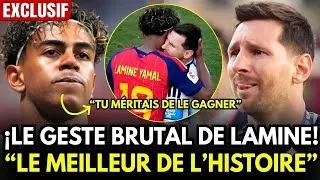Miniature : 🚨CE QUE PERSONNE N'A VU : L'INCROYABLE GESTE DE LAMINE YAMAL ENVERS MESSI !