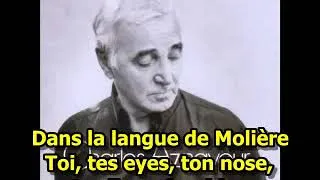 Miniature : CHARLES AZNAVOUR ,    for me formidable !!!