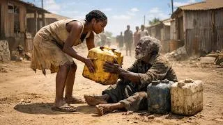 Miniature : Elle aide un mendiant à porter de l’eau… sans savoir qu’il est un millionnaire qui la teste !