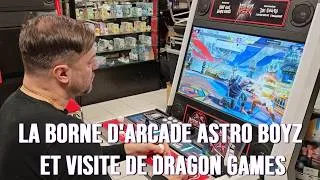 Miniature : Je vais chercher ma BORNE D'ARCADE ASTRO BOYZ + visite du magasin de jeux vidéo DRAGON GAMES !