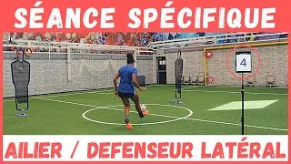 Miniature : Entrainement de foot spécifique ailier et defenseur lateral avec prise d'info | CogiFit