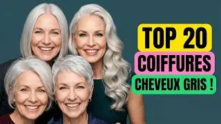 Miniature : Top 20 Coiffures Cheveux Gris Pour Femmes Mûres Qui Subliment L'âge