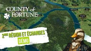 Miniature : County of Fortune ⚒️🪙 - [FR] - Démo - Echanges fluviaux et terrestres entre régions !! Village maxé!