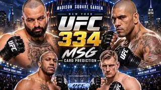 Miniature : UFC 334 MSG Prediction 🔥 Gane vs Volkov III + Pereira vs Hokit | UFC 6