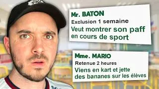 Miniature : Je réagis à VOS PIRES MOTS DANS LE CARNET ! #2 (de pire en pire)