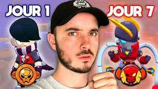 Miniature : 7 JOURS pour devenir JOUEUR PRO sur Brawl Stars !