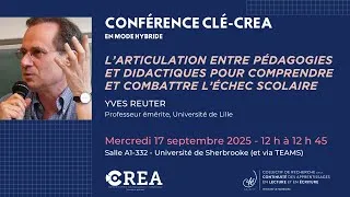Miniature : L'articulation entre pédagogies et didactiques pour comprendre et combattre l'échec scolaire
