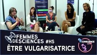 Miniature : Être vulgarisatrice ft Sabine Quindou, @SciTaniaLouis @LesLanguesdeCha  - Femmes de Sciences HS