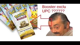Miniature : Tous les produits Pokemon 30 ans ! Un booster exclu UPC??????