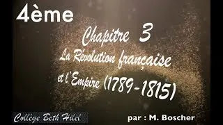Miniature : 4ème chapitre 3 Histoire :La Révolution francaise et l'Empire