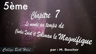 Miniature : 5ème chapitre 7 Histoire :Le monde au temps de Charles Quint et Soliman le Magnifique