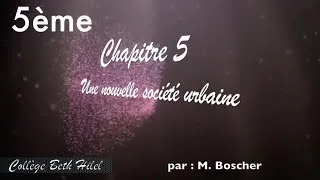 Miniature : Comment vivent les habitants des villes au Moyen Âge : 5ème chapitre 5 Histoire