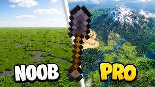 Miniature : 3 MÉTHODES de PRO pour TERRAFORMER sur MINECRAFT ! 😯