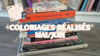 Miniature : Coloriages réalisés | Mai-Juin 2026 🌻 Tirage colo en commun Juillet/Août