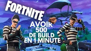 Miniature : TUTO FORTNITE | COMMENT AVOIR 500 DE BUILD EN 1 MINUTE (EARLY GAME)