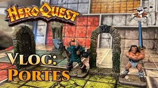 Miniature : HeroQuest 2021 : je m'attaque à la peinture des portes en speed painting