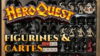 Miniature : HeroQuest 2021 : les figurines et les cartes, comparées à celles de l'édition originale