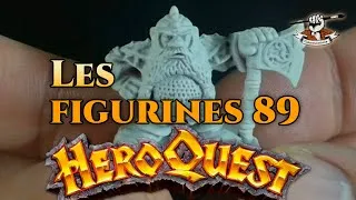 Miniature : Les figurines de HeroQuest édition originale de 1989 : revue sculpture et commentaires