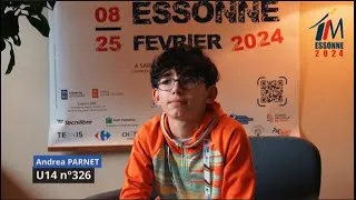 Miniature : Interview Andrea PARNET - TIM ESSONNE 2024 - Match R1