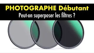 Miniature : Filtre neutre et filtre polarisant superposés ou non