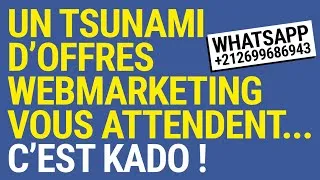 Miniature : UN TSUNAMI D'OFFRES WEBMARKETING VOUS ATTENDENT. C'EST KADO.