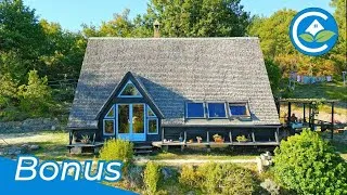 Miniature : Bonus : Maison en A "12000 tuiles en bois faites à la main"