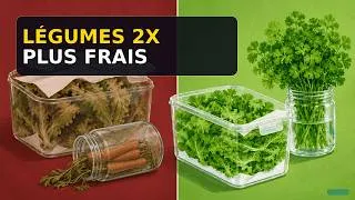 Miniature : Conserver ses légumes 2× plus longtemps : la méthode complète