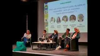 Miniature : Table ronde - Une alimentation juste, durable & accessible : vers un nouveau pacte alimentation ?