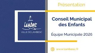 Miniature : Conseil Municipal des Enfants - Présentation des élus 2026