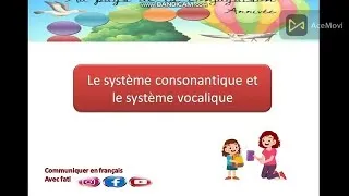 Miniature : le système consonantique et le système vocalique
