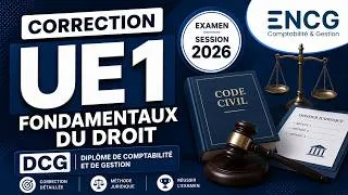 Miniature : Corrigés du DCG 2026 - UE1 Fondamentaux du droit