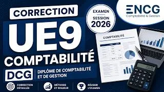 Miniature : Corrigés du DCG UE9 Comptabilité 2026 - Partie 1/3