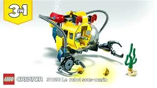Miniature : JEU : Lego Creator 3 en 1 31090 Le robot sous-marin (Speed build)