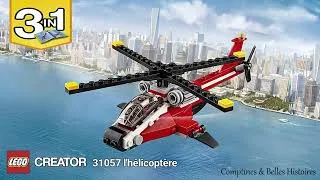 Miniature : JEU : Lego Creator 3 en 1 31057 L'Hélicoptère rouge (Speed build)