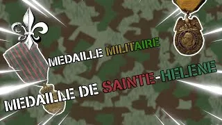 Miniature : La medaille militaire et la médaille de sainte hélène