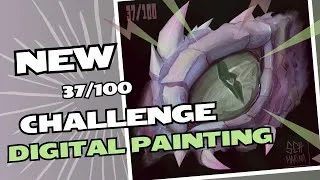 Miniature : 🐉 Timelapse - Digital Painting | Défi 37/100 #ConceptArt #DigitalPainting