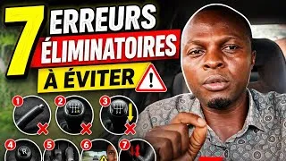 Miniature : VOICI 07 ERREURS __DE___ CONDUITE QUI PEUVENT FAIRE __ ÉCHOUER  SON EXAMEN DE  PERMIS