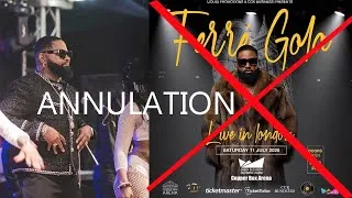 Miniature : COMPLOT CONTRE FERRE GOLA ANNULATION CONCERT LONDON COOPER BOX ARENA FALLI CAUSE ? BA VÉRITÉS EBIMI