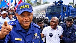 Miniature : 🛑 DIRECT | MARTIN FAYULU & LE C64 FACE À LA POLICE CONGOLAISE, LA MARCHE TOURNE À L’AFFRONTEMENT 