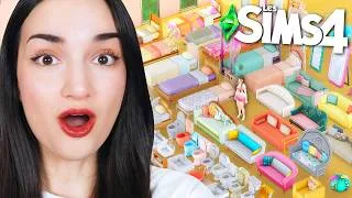 Miniature : Ma simette choisit ses meubles pour sa maison ! (et ça tourne mal 😂) | Challenge Sims 4