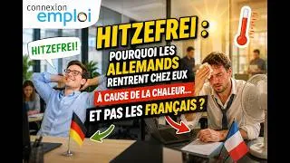 Miniature : Hitzefrei 🥵:pourquoi les Allemands 🇩🇪 rentrent chez eux à cause de la chaleur et pas les Français🇫🇷?
