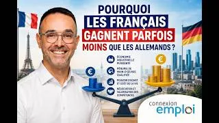 Miniature : 🇫🇷💶🇩🇪 Pourquoi les Français gagnent-ils parfois moins que les Allemands ?
