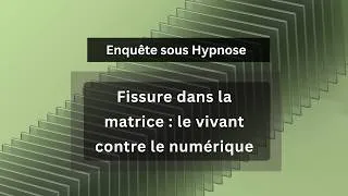 Miniature : Fissure dans la matrice : Le Vivant contre le Numérique (Hypnose Régressive)