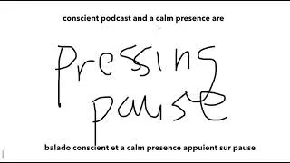 Miniature : a calm presence - pressing pause