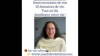 Miniature : Interconnexions de vos 10 domaines de vie. Tout est lié. Améliorez votre vie.