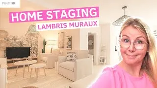 Miniature : Home staging 🪄 d'un salon avec des LAMBRIS 🪓