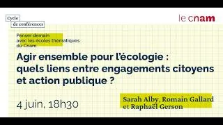 Miniature : Agir ensemble pour l’écologie : quels liens entre engagements citoyen et action publique