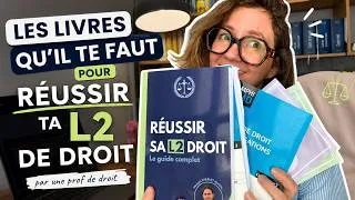 Miniature : TOUS les livres pour Réussir la L2 de Droit (par une prof de droit)