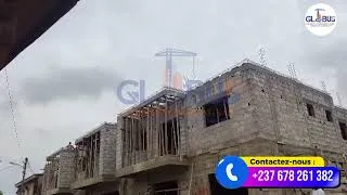 Miniature : @construisonsaucameroun Préparation du plancher haut du niveau 1, R+2 Yaoundé Obili #globus 
